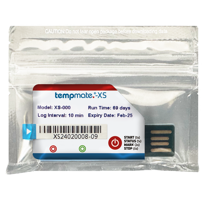 XS low cost temperature data logger